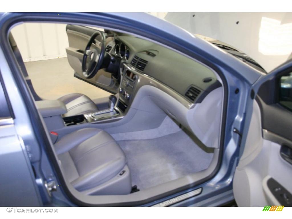 2007 Aura XE - Ocean Mist Metallic / Gray photo #9