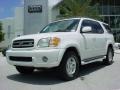 2002 Natural White Toyota Sequoia Limited  photo #1