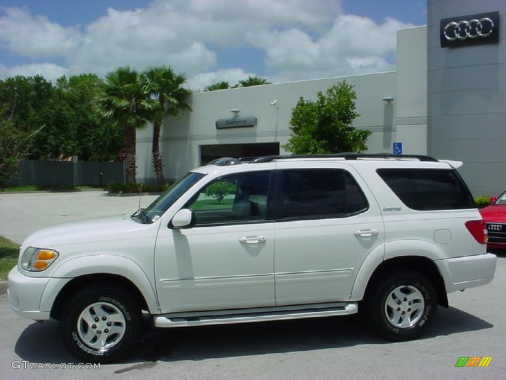 2002 Sequoia Limited - Natural White / Oak photo #2