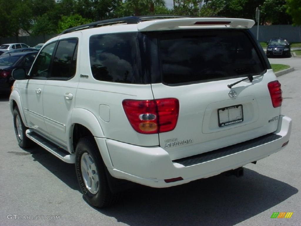 2002 Sequoia Limited - Natural White / Oak photo #3