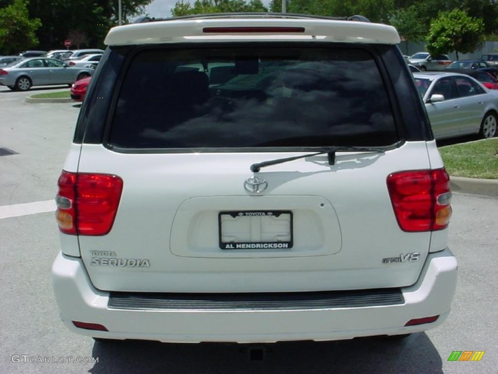 2002 Sequoia Limited - Natural White / Oak photo #4