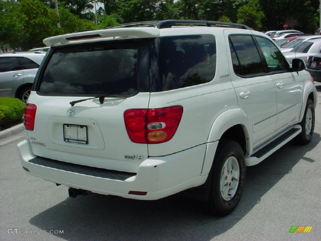 2002 Sequoia Limited - Natural White / Oak photo #6