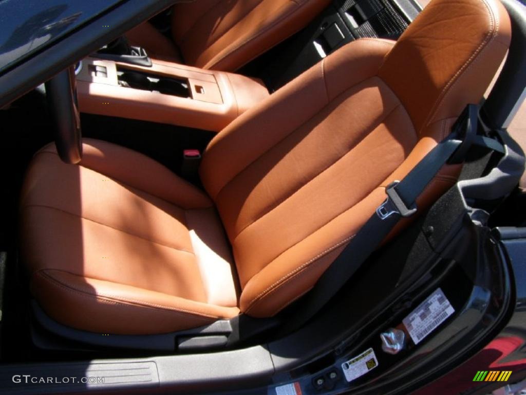 2006 MX-5 Miata Grand Touring Roadster - Nordic Green / Tan photo #13