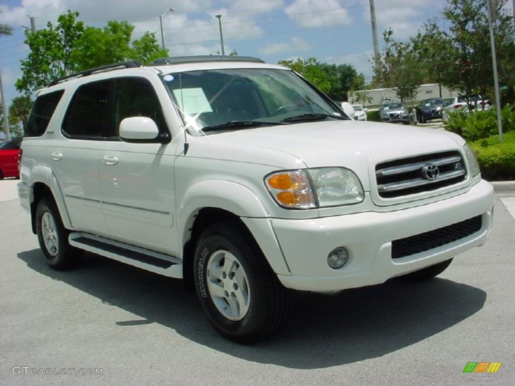 2002 Sequoia Limited - Natural White / Oak photo #8