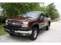 2003 Dark Carmine Red Metallic Chevrolet Silverado 2500HD LS Extended Cab 4x4  photo #1