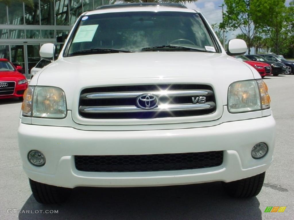 2002 Sequoia Limited - Natural White / Oak photo #9