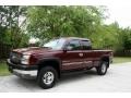 2003 Dark Carmine Red Metallic Chevrolet Silverado 2500HD LS Extended Cab 4x4  photo #2