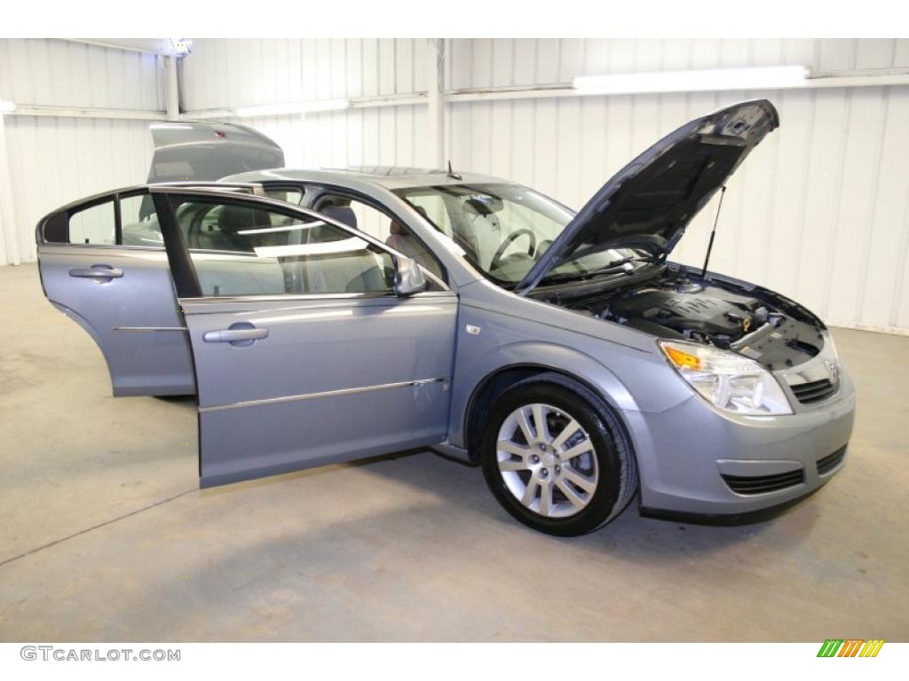 2007 Aura XE - Ocean Mist Metallic / Gray photo #53