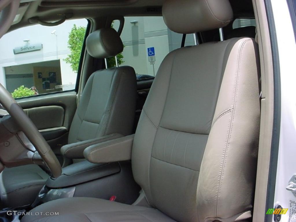 2002 Sequoia Limited - Natural White / Oak photo #11