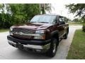 2003 Dark Carmine Red Metallic Chevrolet Silverado 2500HD LS Extended Cab 4x4  photo #20