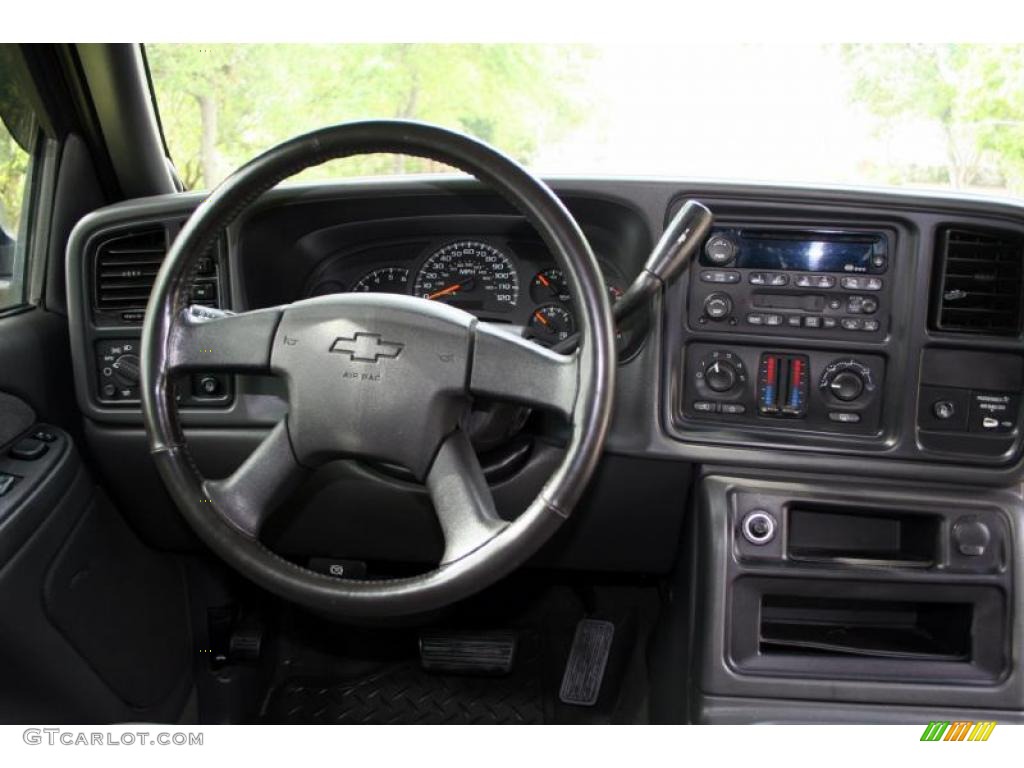 2003 Silverado 2500HD LS Extended Cab 4x4 - Dark Carmine Red Metallic / Medium Gray photo #65