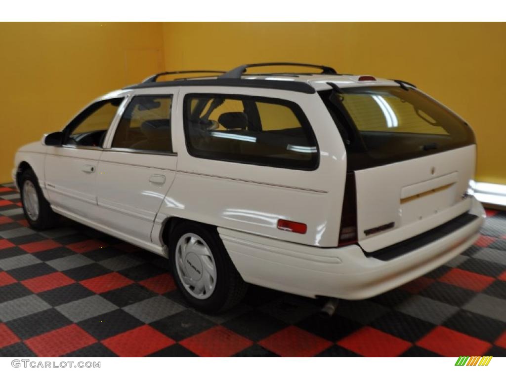 1995 Taurus GL Wagon - Performance White / Grey photo #4