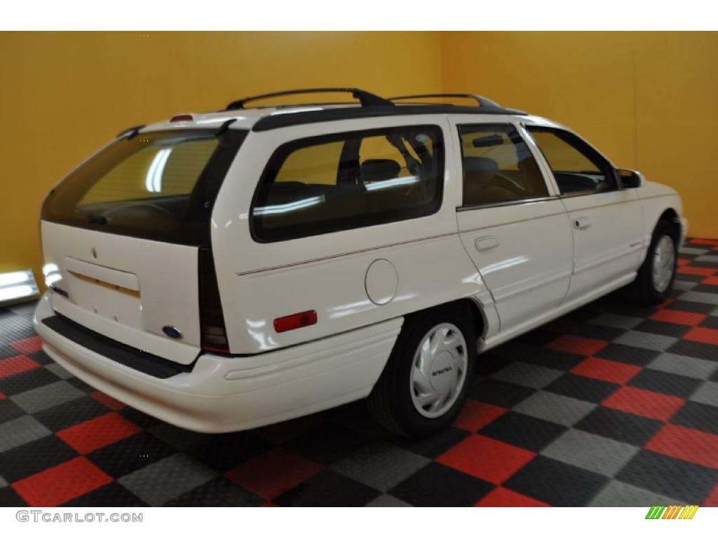 1995 Taurus GL Wagon - Performance White / Grey photo #6