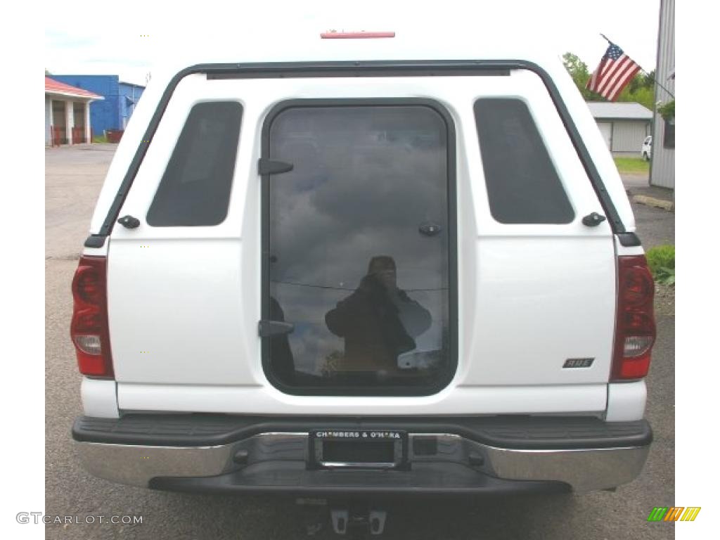 2003 Silverado 1500 LS Extended Cab - Summit White / Medium Gray photo #15