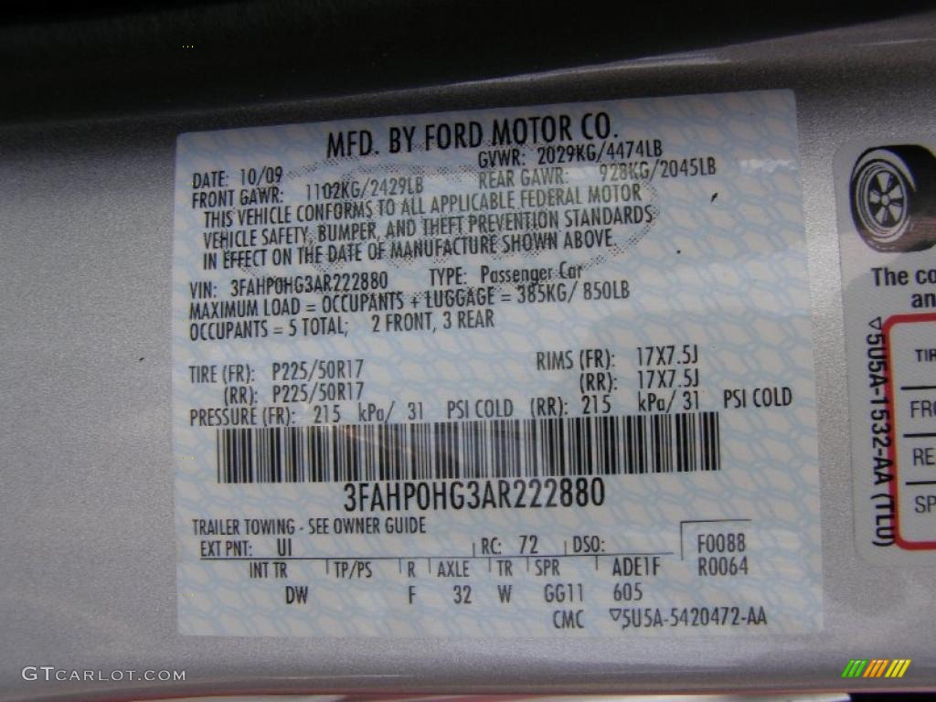 2010 Fusion SE V6 - Brilliant Silver Metallic / Charcoal Black photo #14