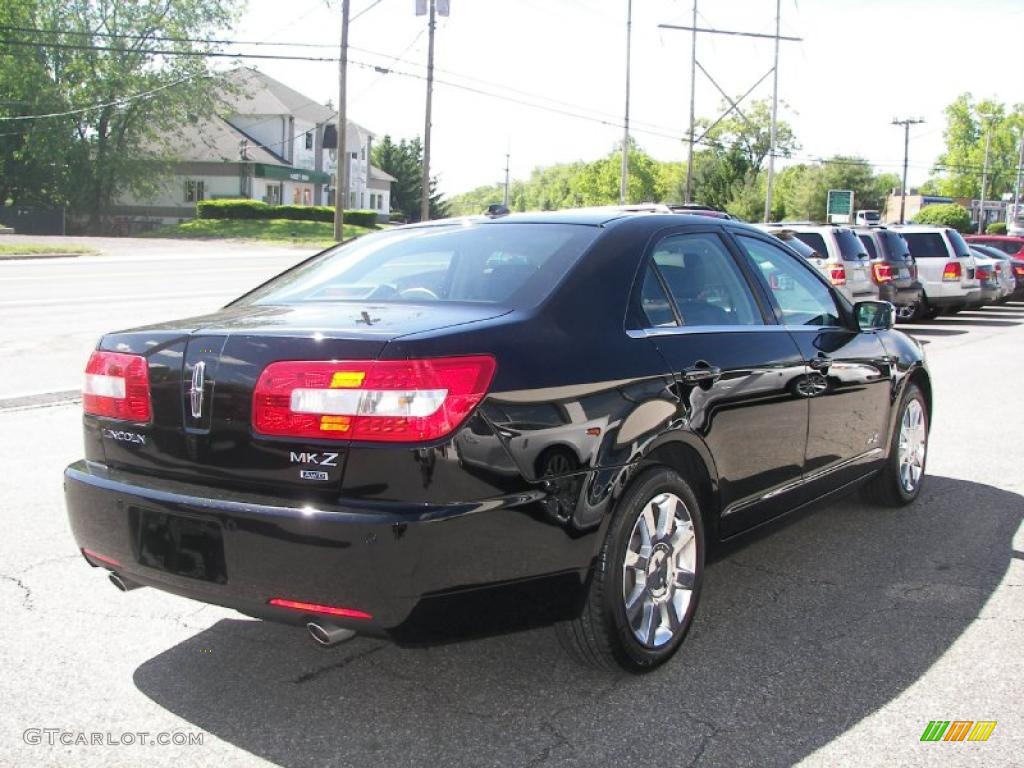 2008 MKZ AWD Sedan - Black / Dark Charcoal photo #3