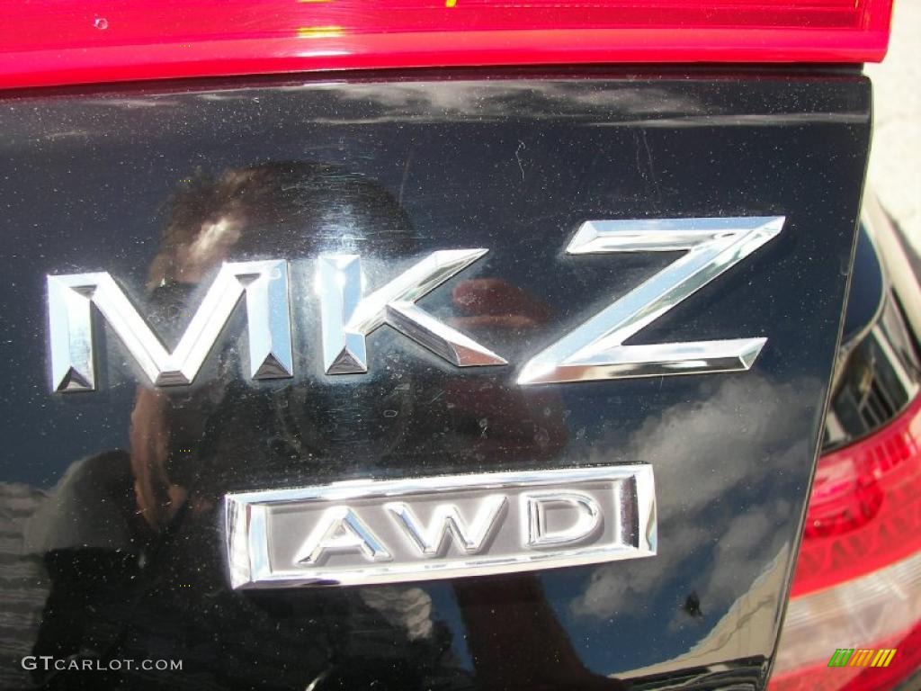 2008 MKZ AWD Sedan - Black / Dark Charcoal photo #9