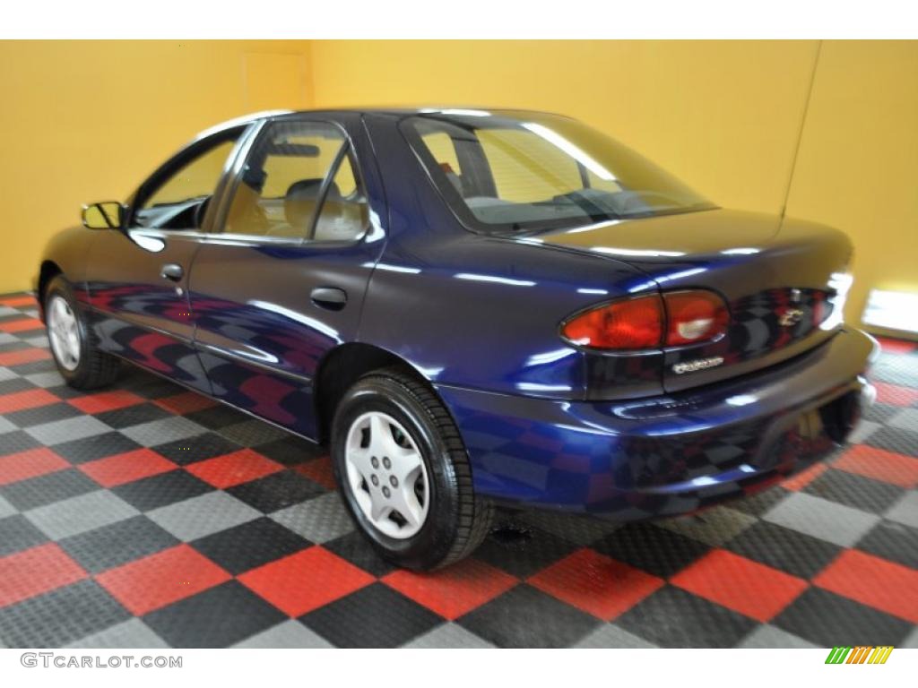 2000 Cavalier Sedan - Indigo Blue Metallic / Graphite photo #4