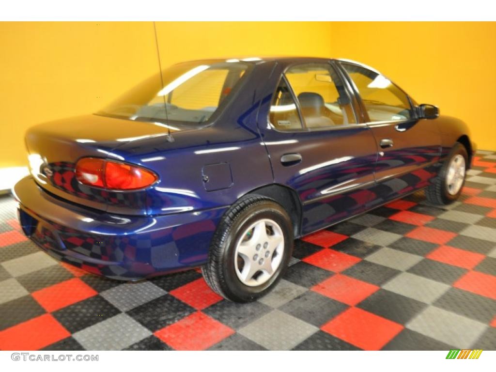 2000 Cavalier Sedan - Indigo Blue Metallic / Graphite photo #6