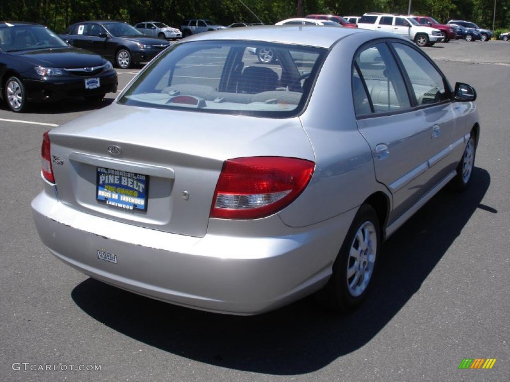 2005 Rio Sedan - Diamond Silver / Gray photo #4
