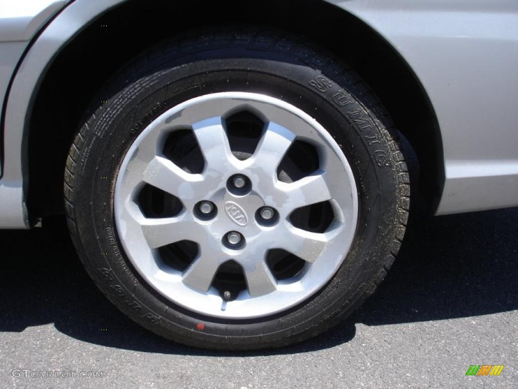 2005 Rio Sedan - Diamond Silver / Gray photo #8