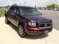 2008 Dark Cherry Pearl Honda Ridgeline RTX  photo #14