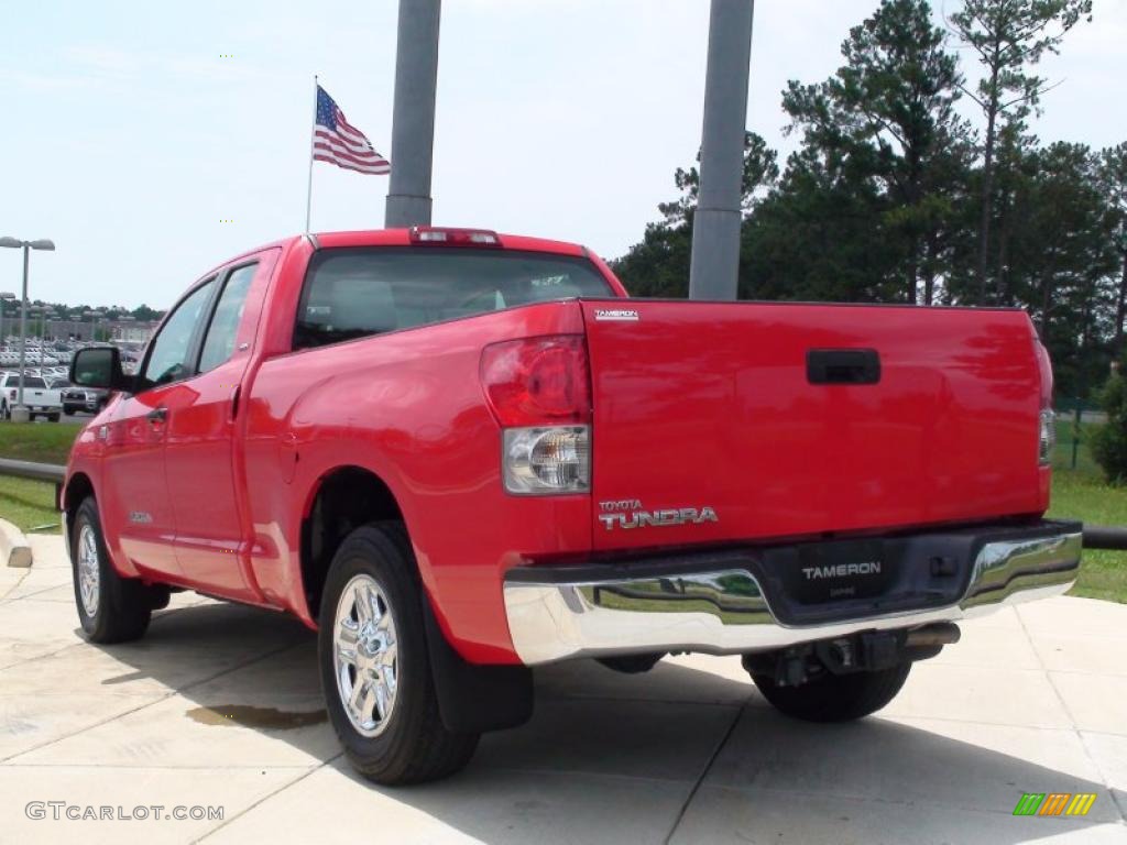 2007 Tundra SR5 Double Cab - Radiant Red / Graphite Gray photo #7