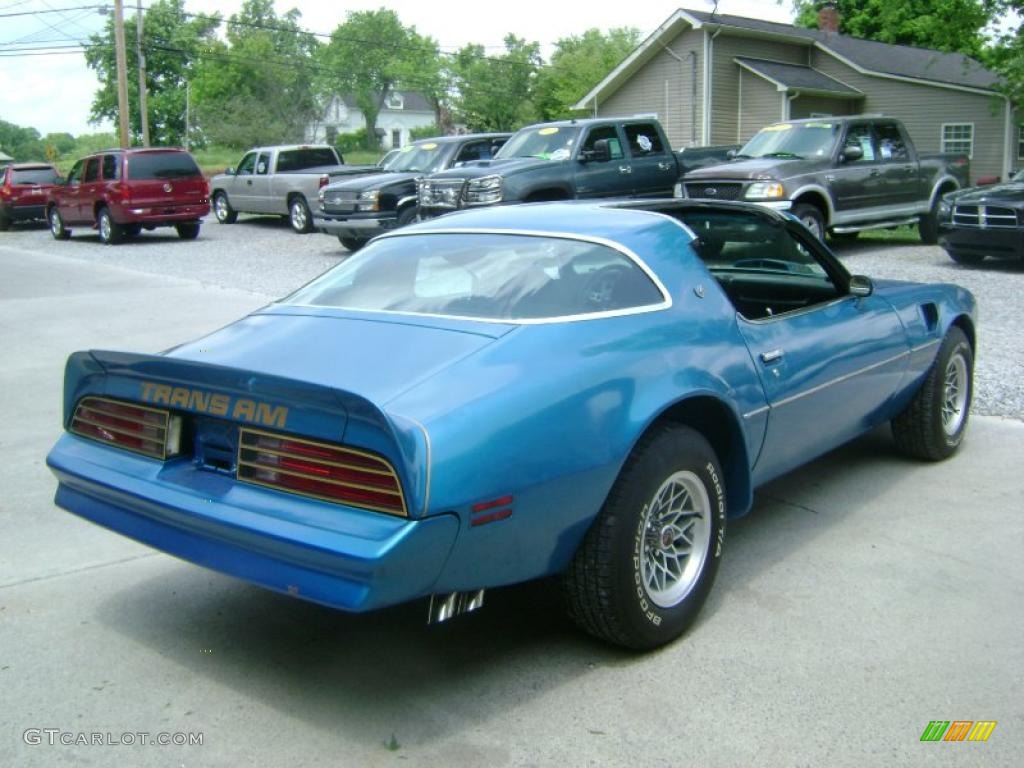 Glacier Blue Metallic 1978 Pontiac Firebird Trans Am Coupe Exterior Photo #30135456