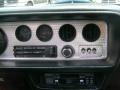 1978 Pontiac Firebird Black Interior Controls Photo