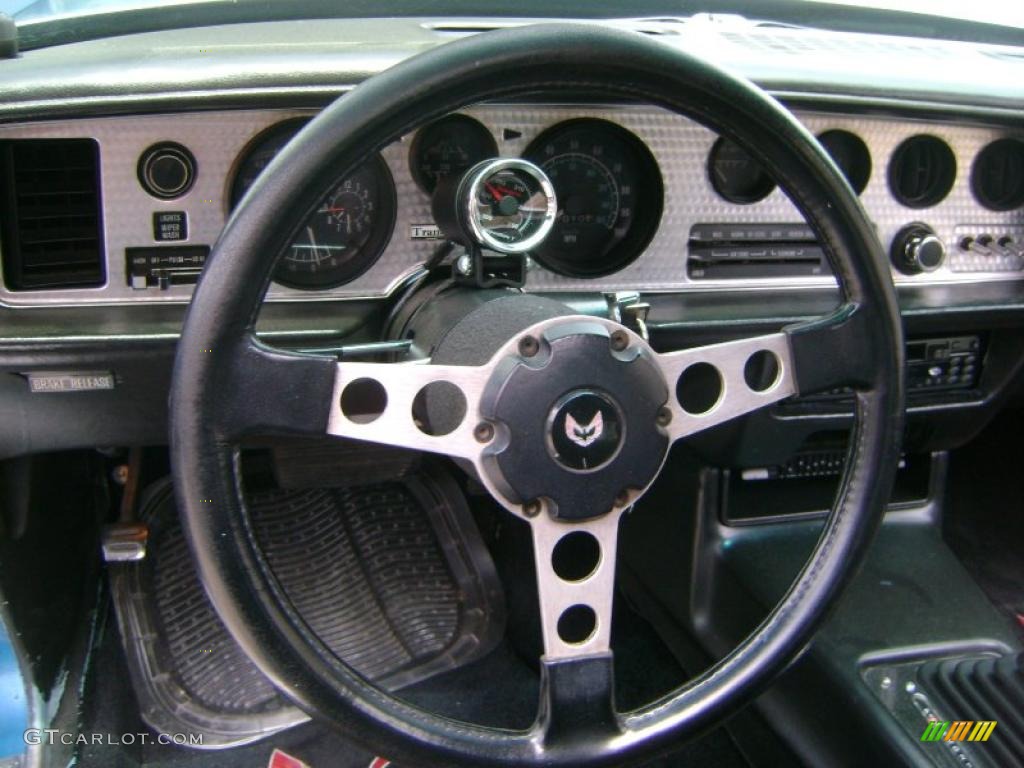 1978 Pontiac Firebird Trans Am Coupe Black Steering Wheel Photo #30136140