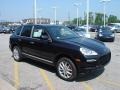 2008 Basalt Black Metallic Porsche Cayenne Turbo  photo #4