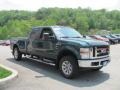 2008 Forest Green Metallic Ford F250 Super Duty Lariat Crew Cab 4x4  photo #5