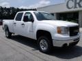 2010 Summit White GMC Sierra 2500HD Work Truck Crew Cab 4x4  photo #2