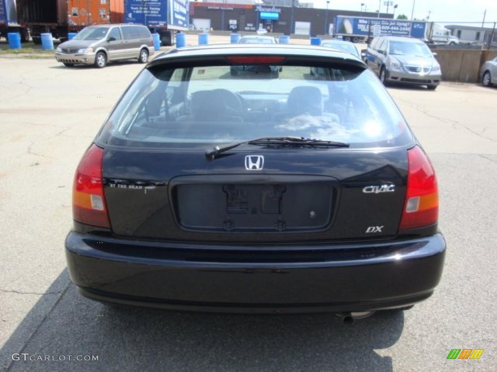 1998 Flamenco Black Pearl Honda Civic Dx Hatchback 30037118 Photo 3 Gtcarlot Com Car Color Galleries