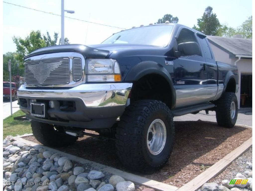 True Blue Metallic Ford F350 Super Duty