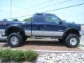 2004 True Blue Metallic Ford F350 Super Duty Lariat SuperCab 4x4  photo #8