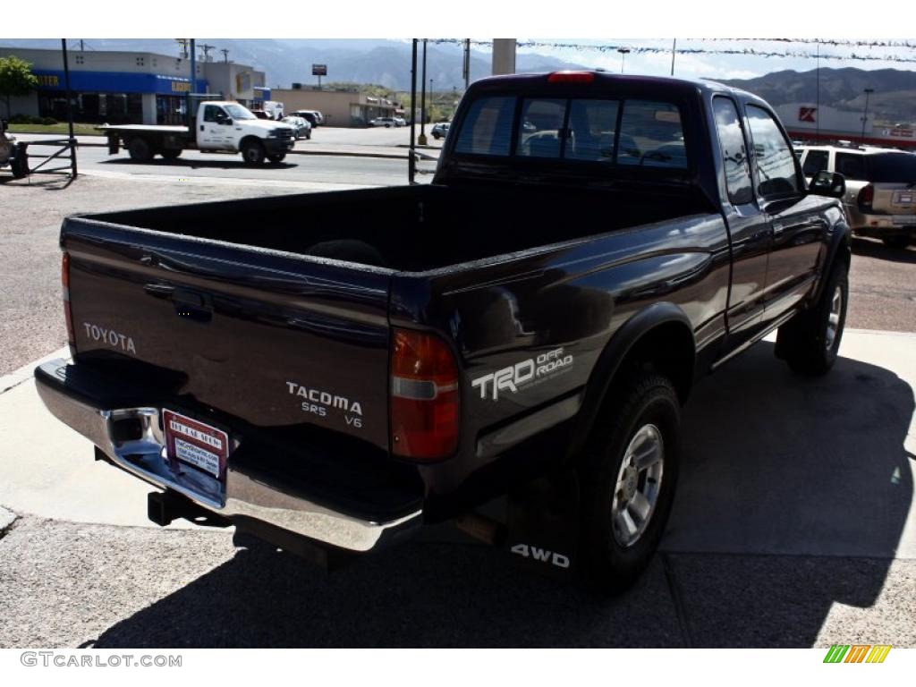 1998 Tacoma V6 TRD Extended Cab 4x4 - Mystic Purple Mica / Gray photo #4