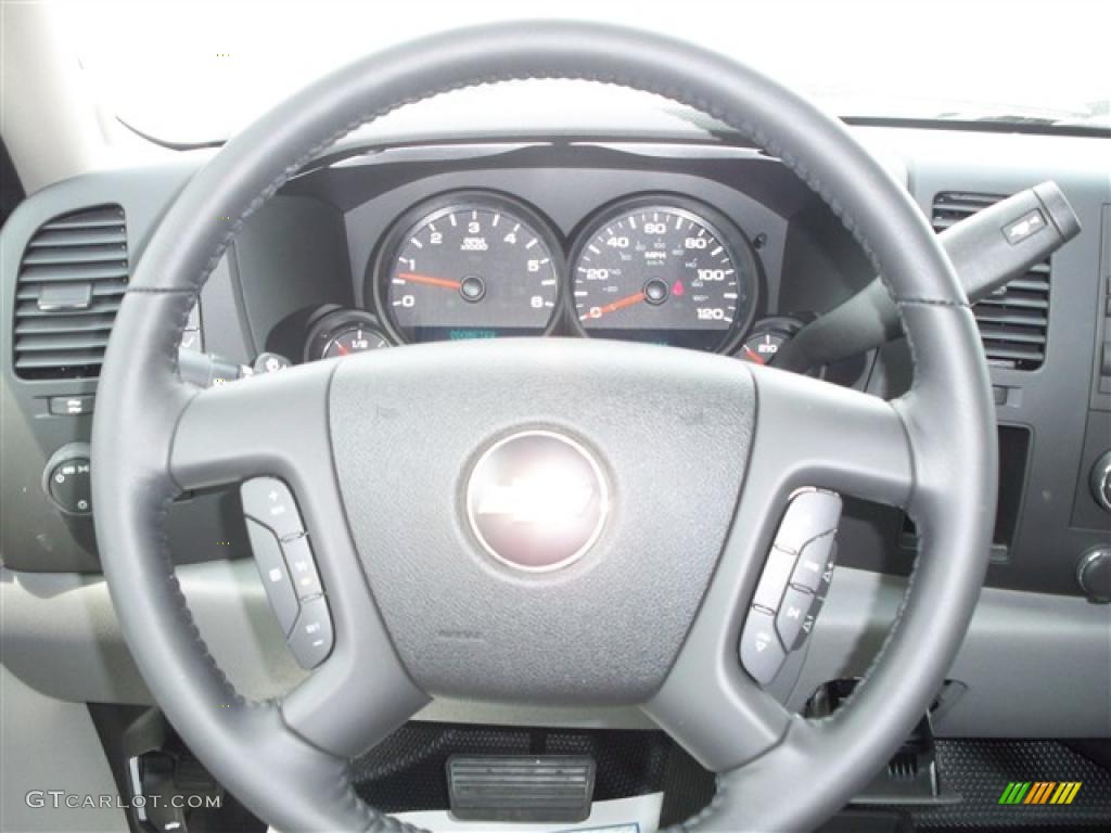 2010 Silverado 1500 Crew Cab 4x4 - Summit White / Dark Titanium photo #13