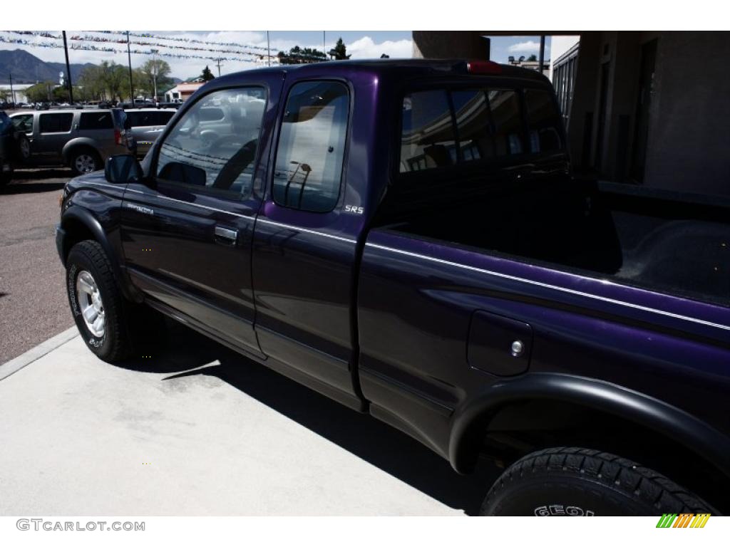 1998 Tacoma V6 TRD Extended Cab 4x4 - Mystic Purple Mica / Gray photo #19