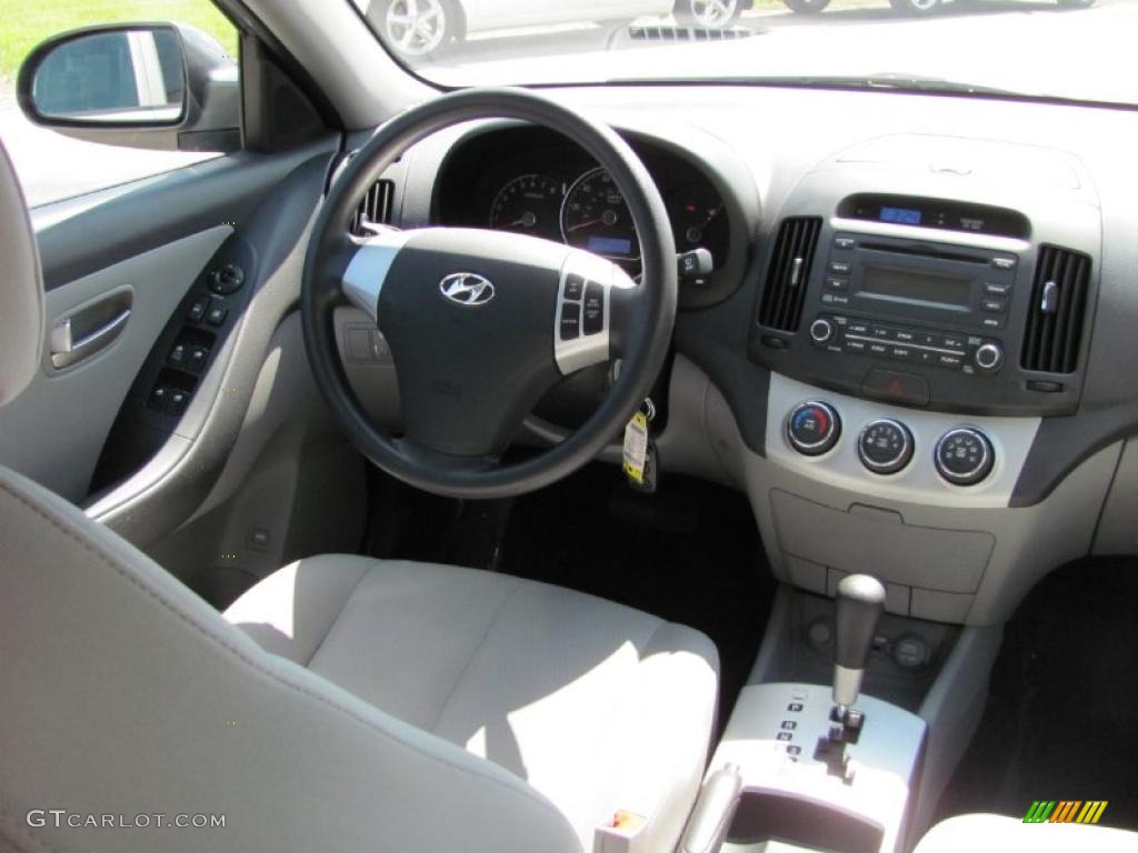 2009 Elantra GLS Sedan - Carbon Gray / Gray photo #3