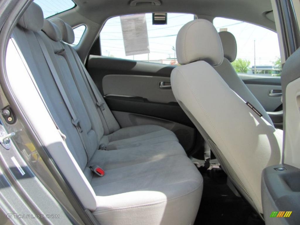 2009 Elantra GLS Sedan - Carbon Gray / Gray photo #16
