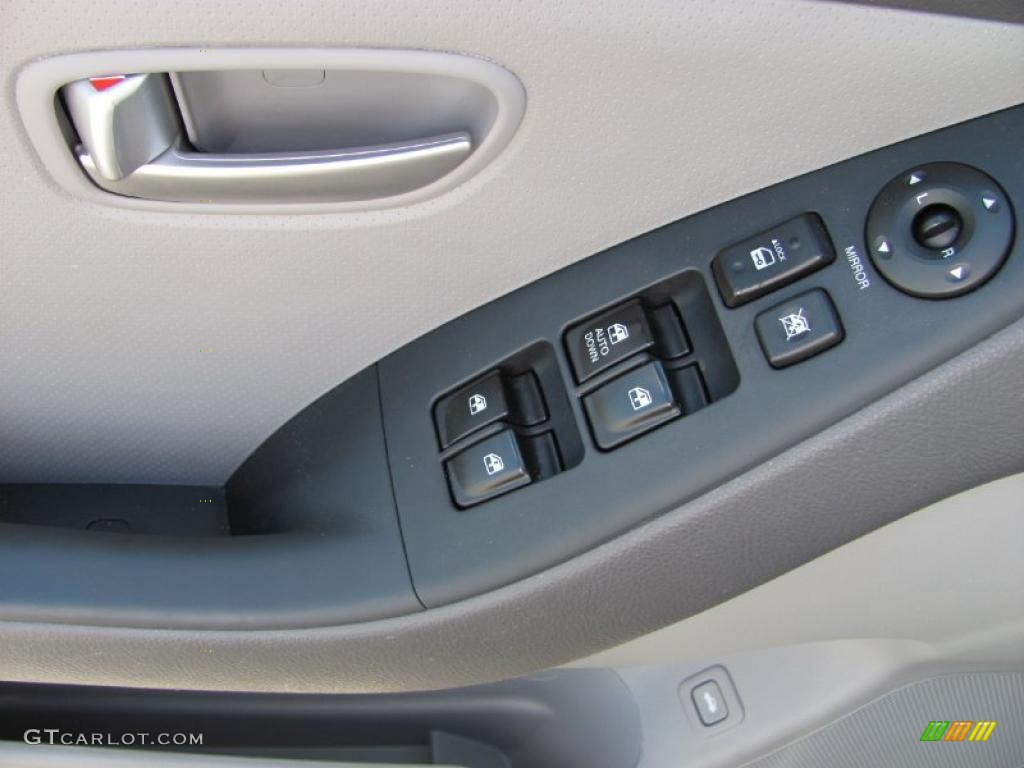 2009 Elantra GLS Sedan - Carbon Gray / Gray photo #17