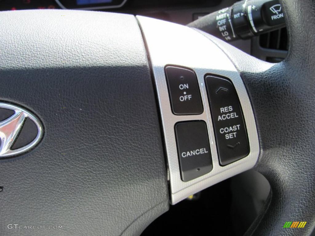 2009 Elantra GLS Sedan - Carbon Gray / Gray photo #18