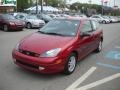 2004 Sangria Red Metallic Ford Focus ZX3 Coupe  photo #14