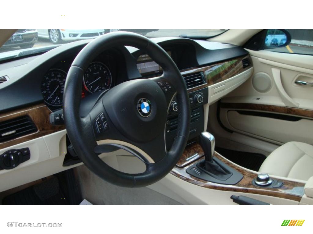 2007 3 Series 328xi Coupe - Alpine White / Cream Beige photo #5