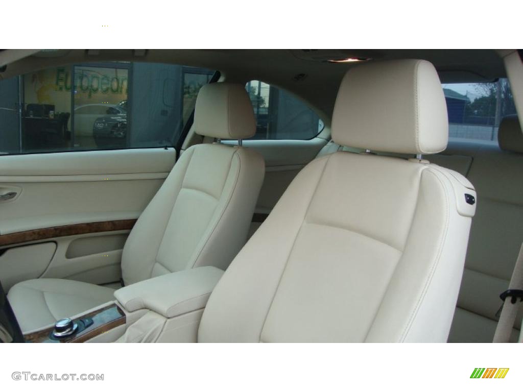 2007 3 Series 328xi Coupe - Alpine White / Cream Beige photo #6