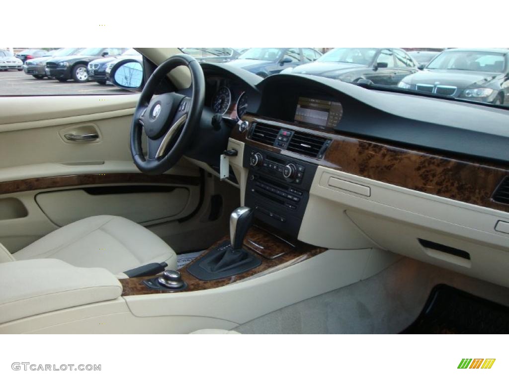 2007 3 Series 328xi Coupe - Alpine White / Cream Beige photo #8