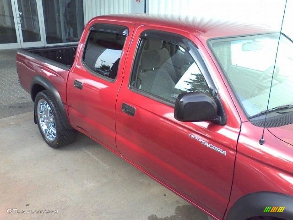 2003 Tacoma PreRunner Double Cab - Impulse Red Pearl / Charcoal photo #21