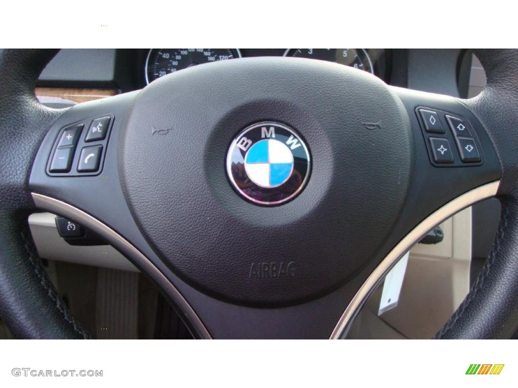 2007 3 Series 328xi Coupe - Alpine White / Cream Beige photo #18