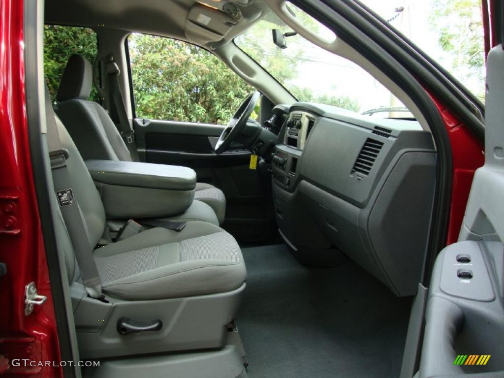 2008 Ram 1500 Big Horn Edition Quad Cab 4x4 - Inferno Red Crystal Pearl / Medium Slate Gray photo #18